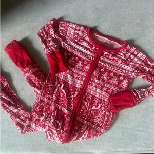 6-12 months little sleepies Christmas zippie